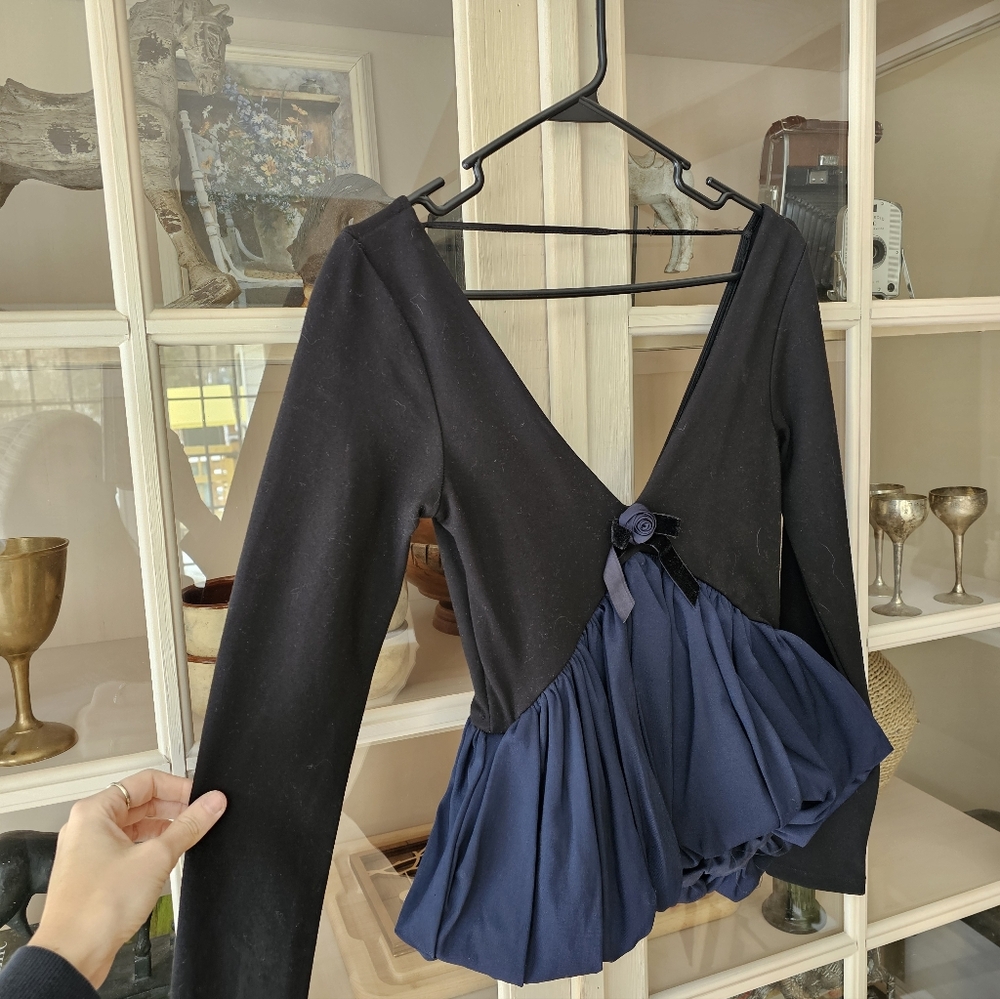 Zara To My Lovers Bubble Hem Top - Picture 11 of 15